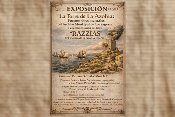 Cartagena recuerda el papel de sus torres de vigilancia en una exposición del Archivo Municipal