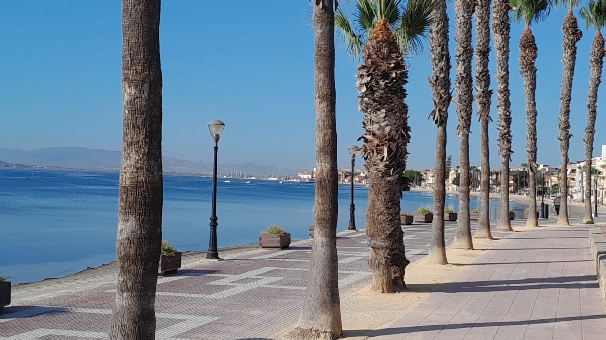 Los Alcázares renovará las últimas 16 farolas del paseo marítimo para completar la modernización del alumbrado