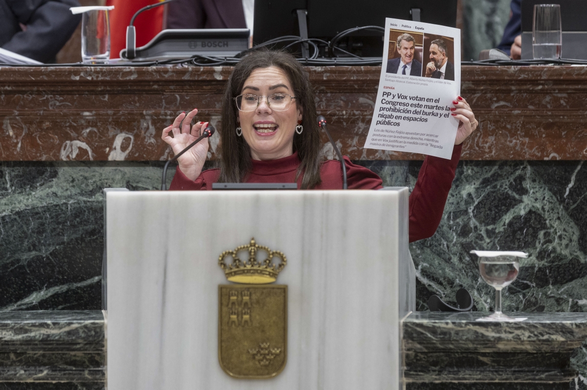 Antonia (Toñi) Abenza, diputada del PSRM-PSOE.