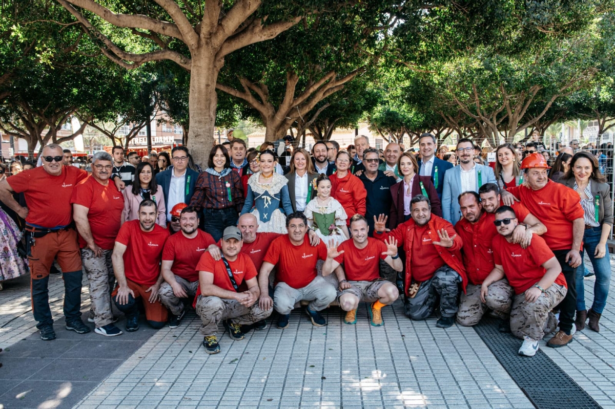 La pirotecnia Alto Palancia de Altura hace vibrar Castelló con su mascletà este jueves de Magdalena