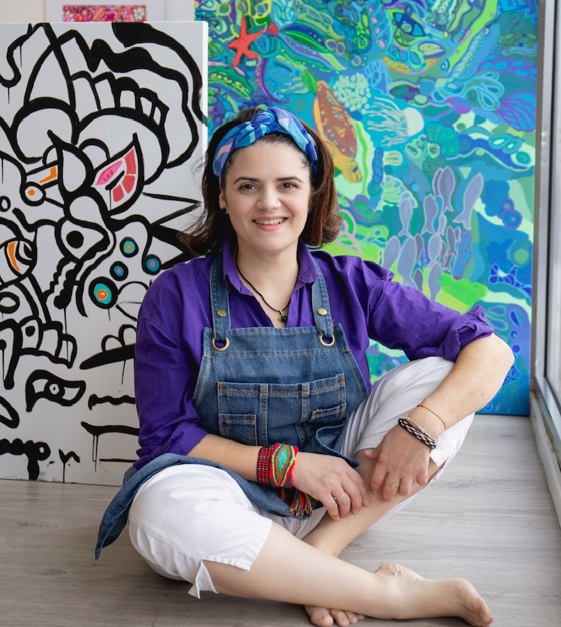 Vera Karina Cannita Patiño, entre sus obras