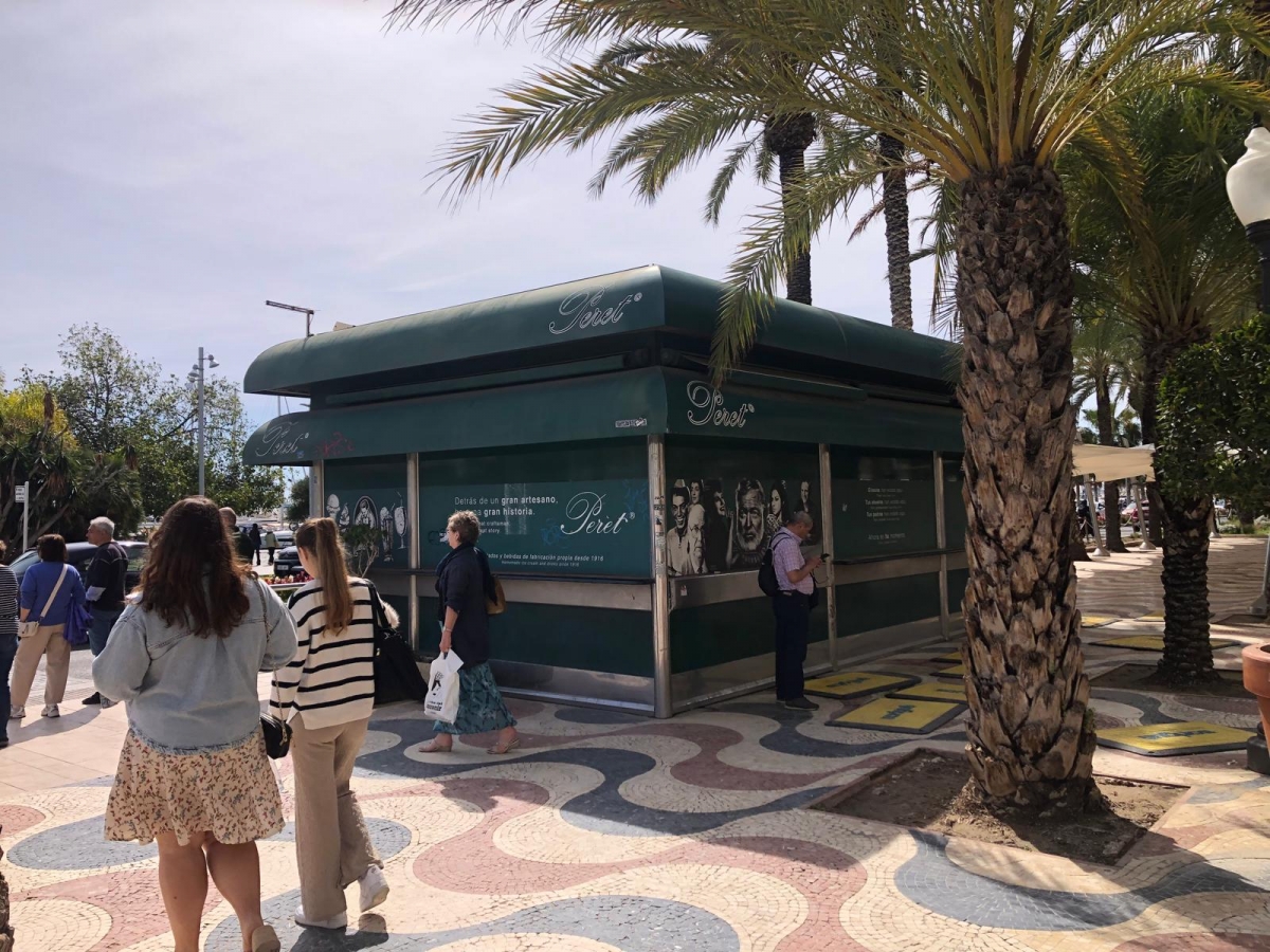 Cuenta atrás para el 'nuevo Peret' en La Explanada de Alicante: 'rebranding' y apertura en un mes