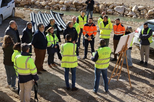 La Diputación de València reabre la carretera que quedó destruida por la Dana entre Chera y Sot de Chera