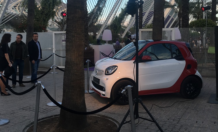 Mercedes y Smart recibieron a los invitados