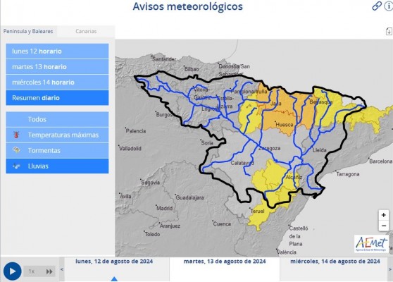 Advierten de posibles crecidas súbitas en barrancos y cauces dels Ports este martes por tormentas
