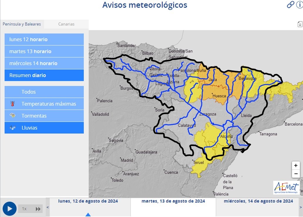 Advierten de posibles crecidas súbitas en barrancos y cauces dels Ports este martes por tormentas
