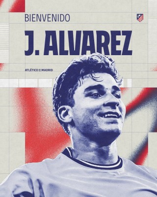 El Atlético culmina el fichaje de Julián Álvarez
