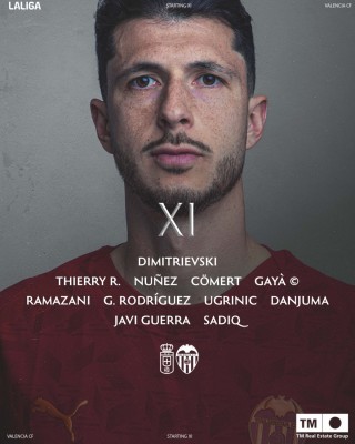 El once del Valencia CF para visitar al Oviedo