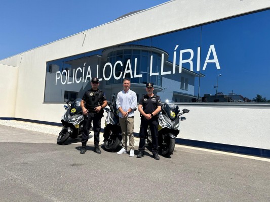 La Policia Local de Llíria invierte cerca de 18.000 euros en la adquisición de 3 nuevas motocicletas
