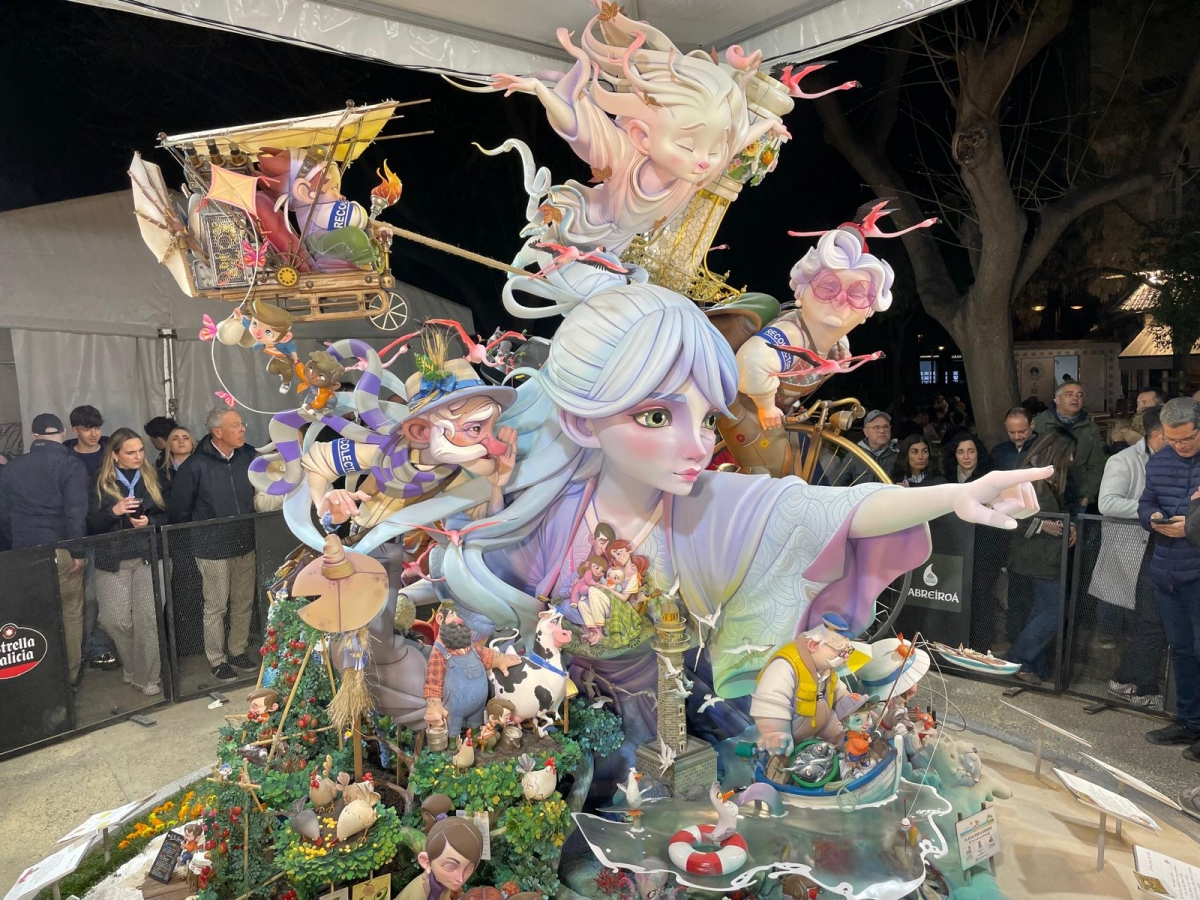 Falla Espartero-Ramón y Cajal. - Foto: VP Falla Espartero-Ramón y Cajal.