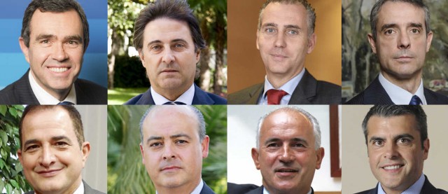 Así ha movido la banca a sus ‘jefes’ en Valencia durante la crisis