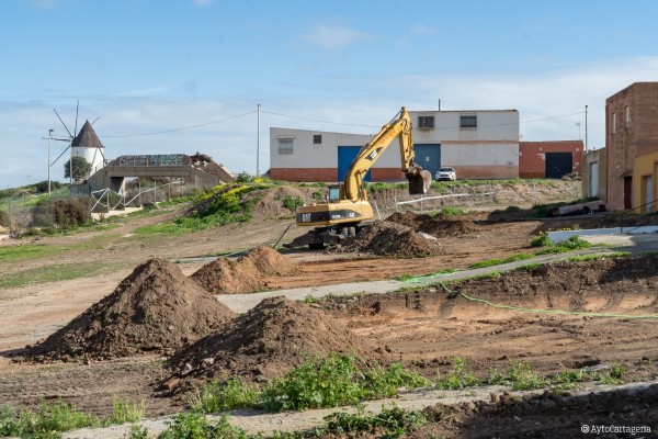 Las tierras del solar de Los Mateos en Cartagena se trasladarán a un vertedero de residuos no peligrosos