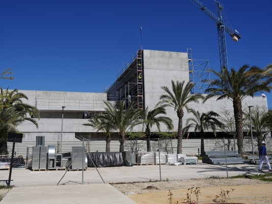 La UMH prevé que la obra del nuevo edificio Perleta en Elche acabe en mayo: 9,2 millones de obra