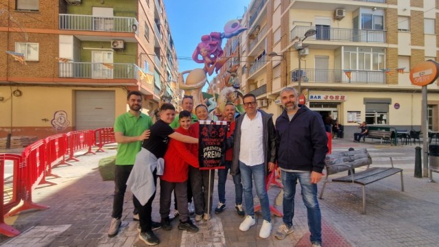 Cervantes de Alaquàs, premio a las más sostenibles de l'Horta Sud con una obra que incluye escenas de la Dana