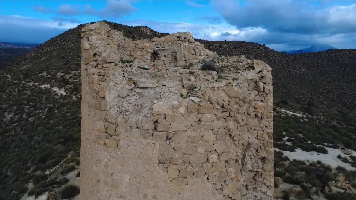 Parte superior de la torre