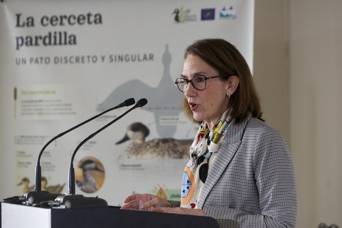 La directora general de biodiversidad, bosques y desertificación,  María Jesús Rodríguez de Sancho -