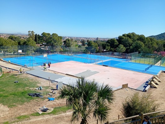 El parque de Tentegorra acelera para abrir las pistas deportivas en breve tras una inversión estatal de 2,5 millones