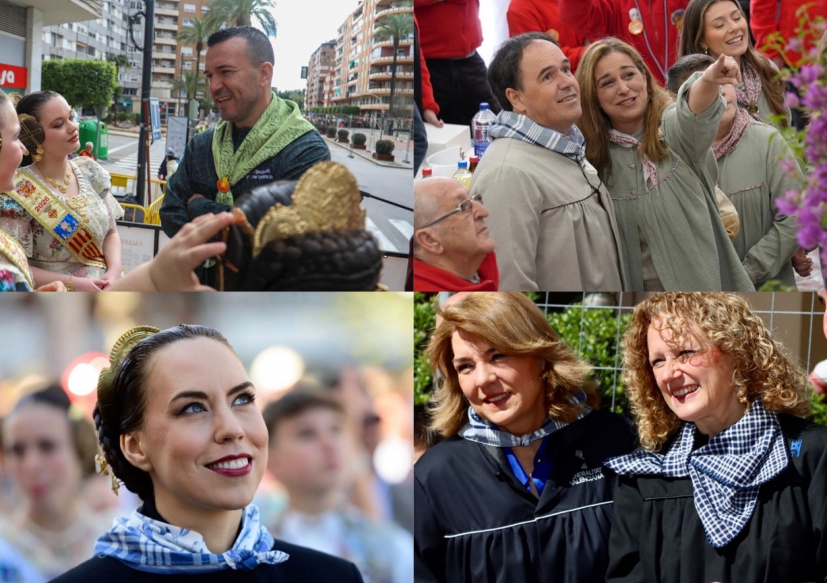 La ronda fallera de los políticos en los municipios valencianos: el desfile institucional de la fiesta 