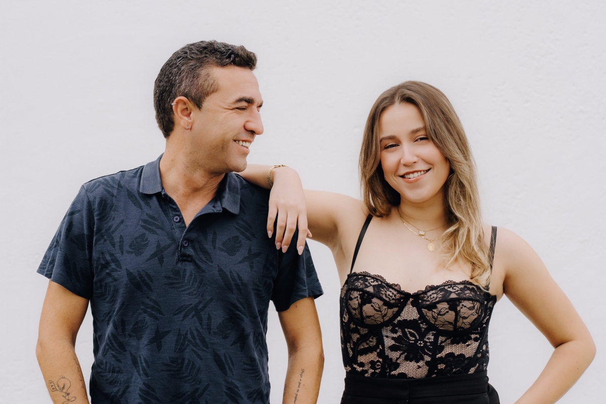 Carolina Ligeiro y David Antunes.