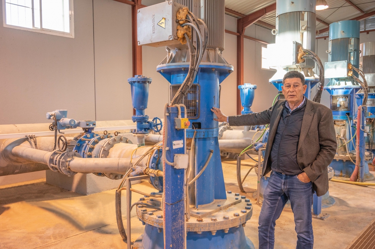 Manuel Martínez, presidente de la Comunidad de Regantes del Campo de Cartagena.