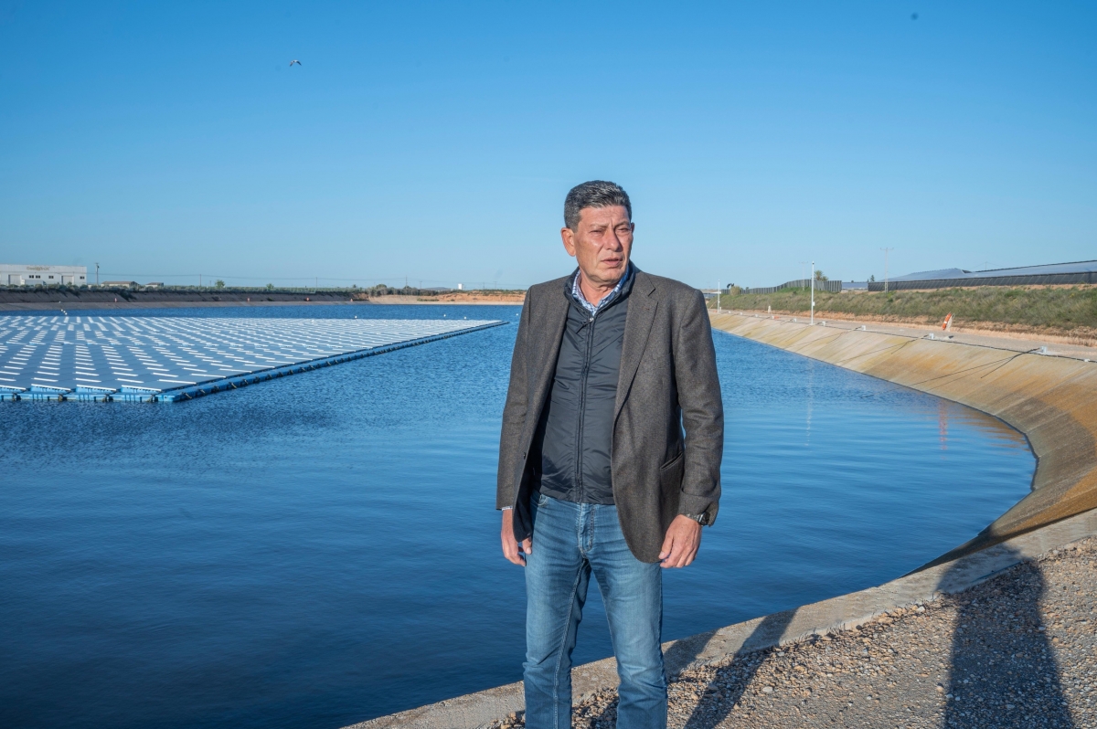 Manuel Martínez, presidente de la Comunidad de Regantes del Campo de Cartagena.