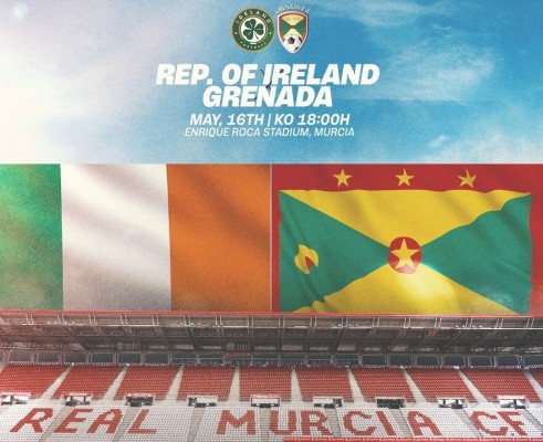  Eire, que aspira a ir al Mundial, jugará ante Grenada el 16 de mayo en Murcia