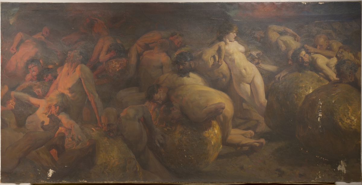 Canto VII de la Divina Comedia. El Infierno del Dante (El suplicio de los avaros), 1904 - Canto VII de la Divina Comedia. El Infierno del Dante (El suplicio de los avaros), 1904