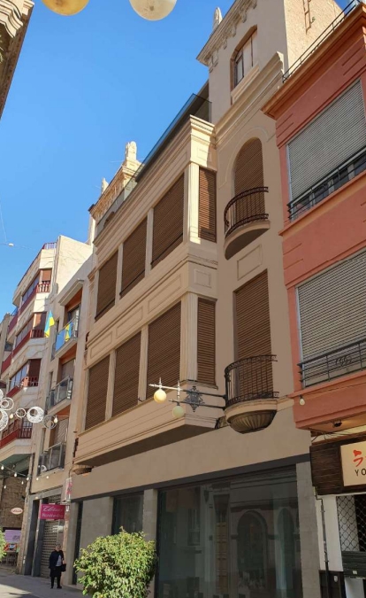 Así quedará el inmueble de Carrer Ample en Elche tras el requerimiento de protección de la fachada