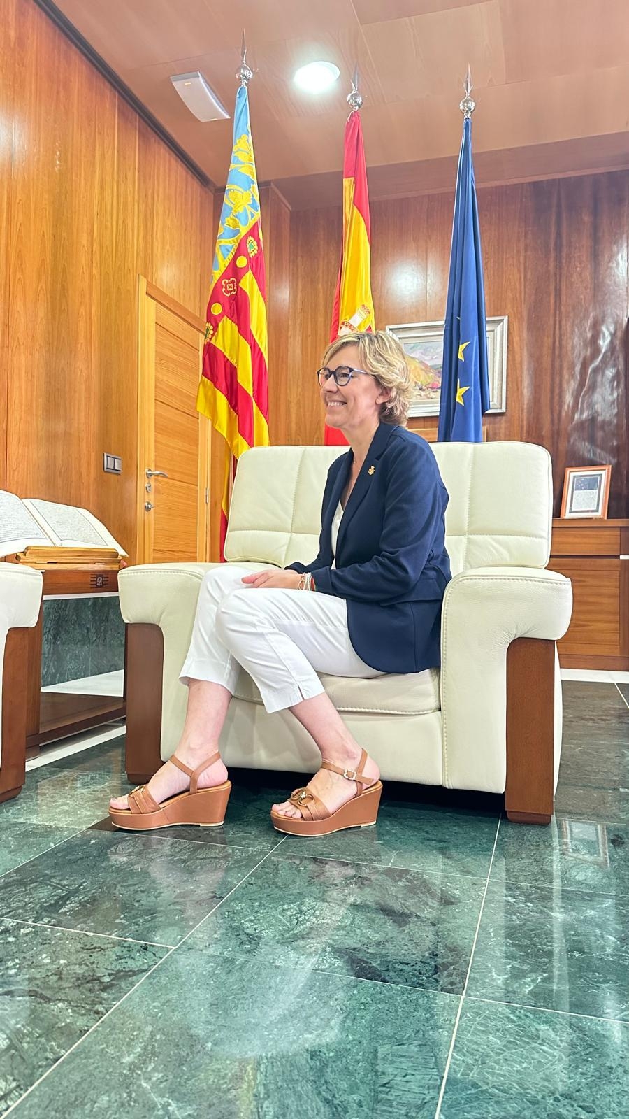 La alcaldesa de Xàbia, Rosa Cardona.