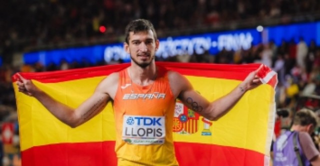 El valenciano Quique Llopis, plata en 60 metros vallas en el Mundial de pista cubierta
