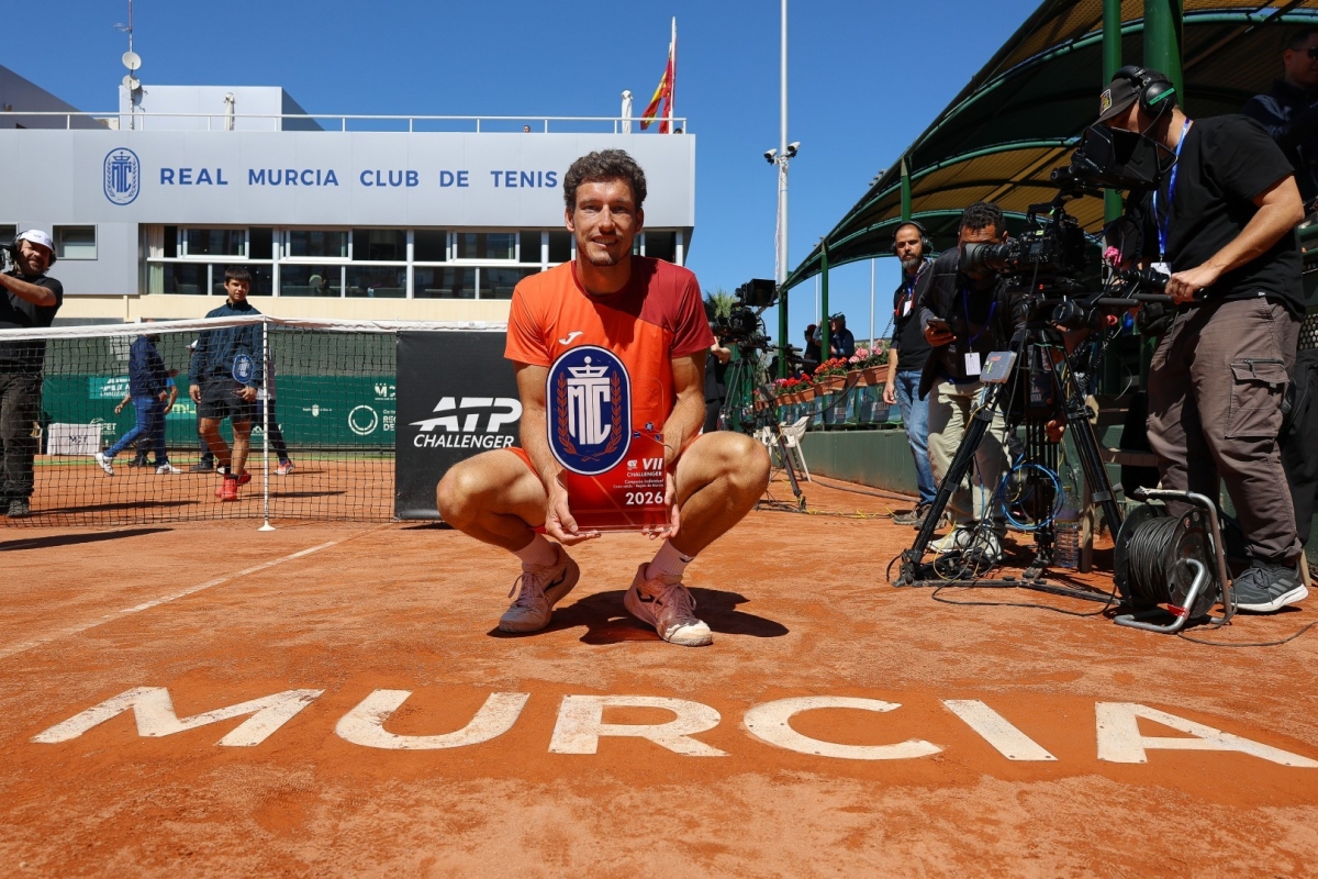 El gijonés Carreño conquista el VII ATP Challenger de Murcia ante el tinerfeño Carballés