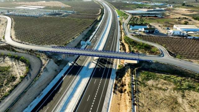 La llegada del Arco Noroeste de Murcia reduce el tráfico hasta un 25% en la A7 y cae un 60% en la MU-32