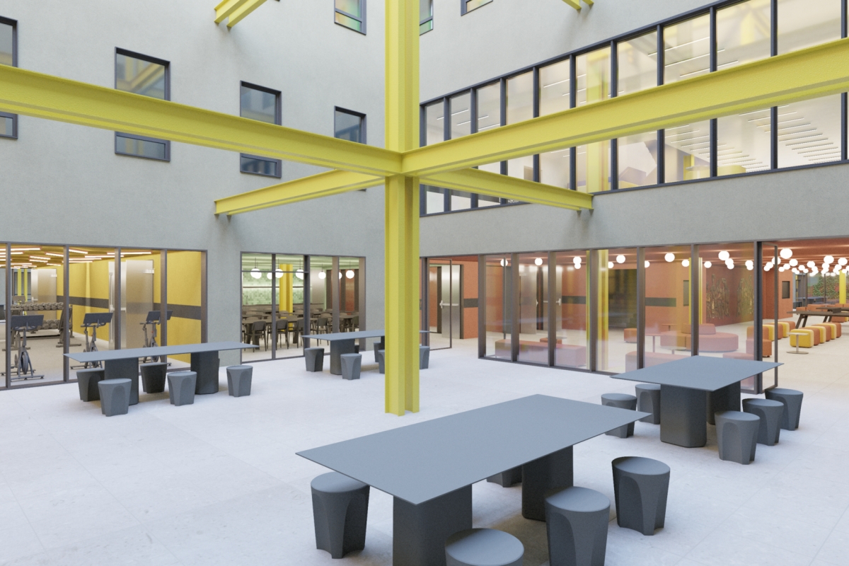 La obra ha transformado el edificio, con un sótano, una planta baja y dos alturas.