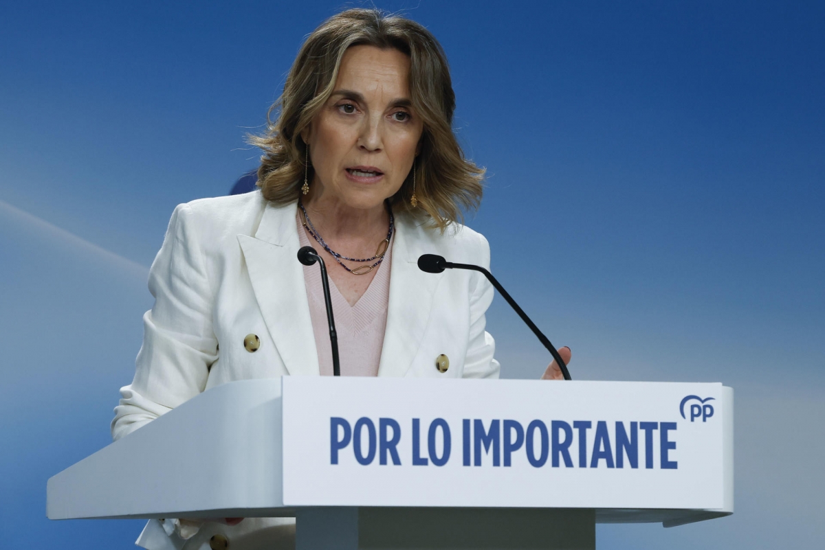 La secretaria general del Partido Popular, Cuca Gamarra.