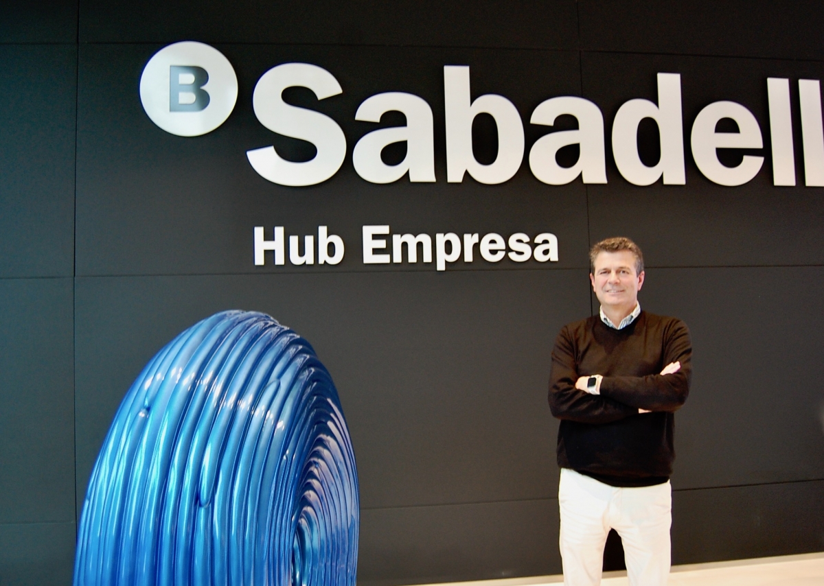 Juan Ignacio Piquer, CEO de Grupo La Plana, en el Hub Empresas del Sabadell.
