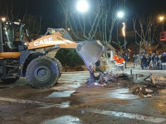 Burriana y Fobesa recogen más de 300 toneladas de residuos en Fallas con un operativo de 33 profesionales