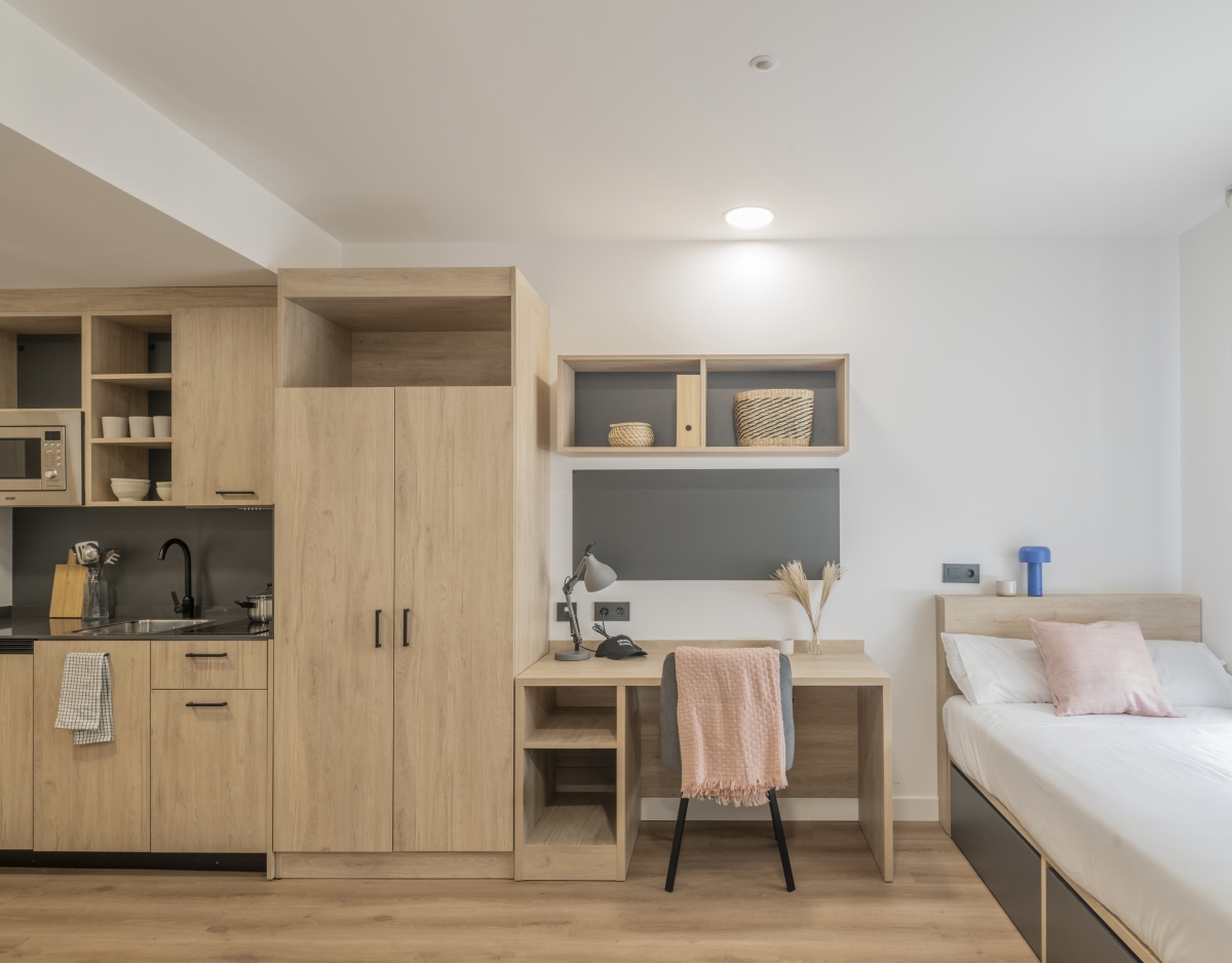 Imagen de una residencia de estudiantes de micampus.