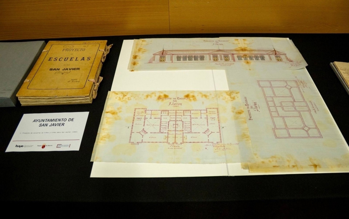 San Javier recupera el histórico proyecto de las Escuelas de Niños y Niñas de 1905, una obra del arquitecto Pedro Celdrán
