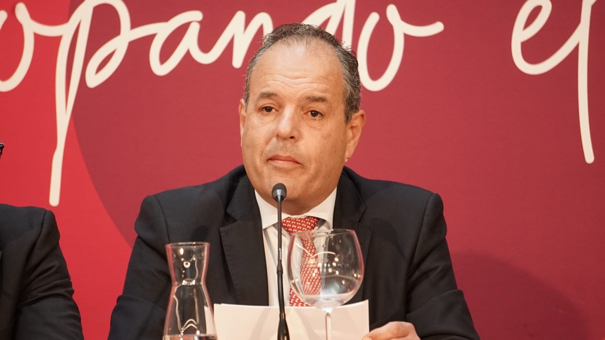 Carlos Baño ante los socios de la Cámara: 