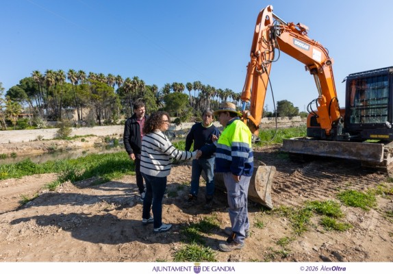 Gandia impulsa la segona fase del projecte de restauració del riu Serpis