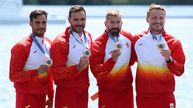 El K4 y C2 500 suman el bronce para la 'Armada' del piragüismo en Paris 2024