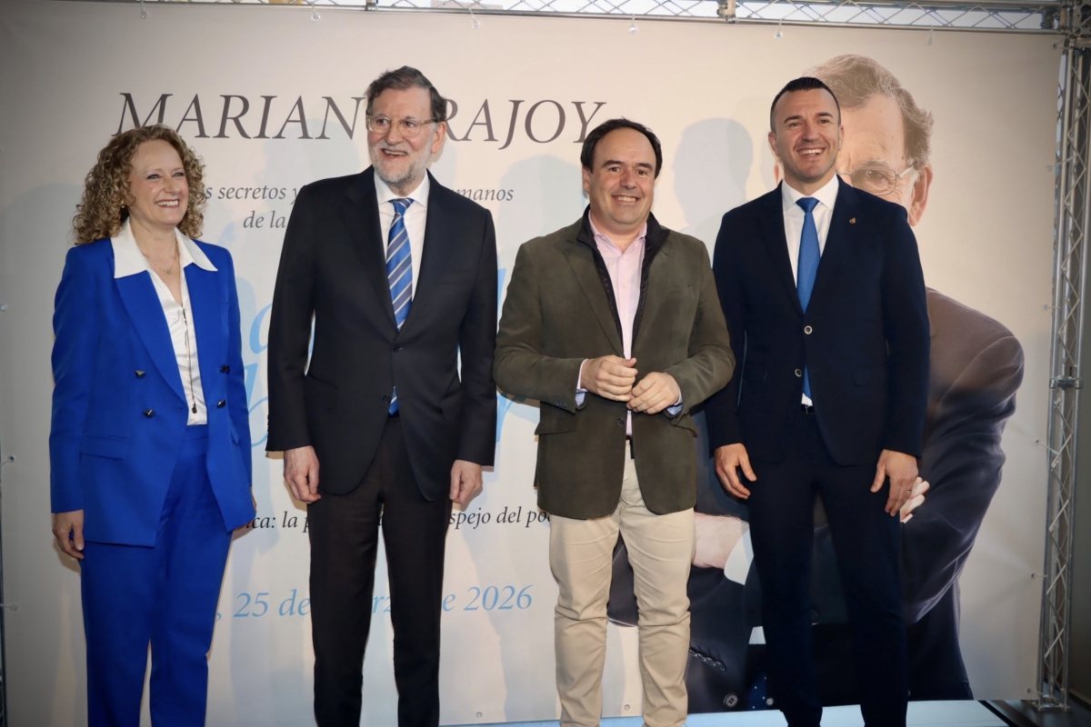 Mariano Rajoy con la alcaldesa Amparo Folgado.