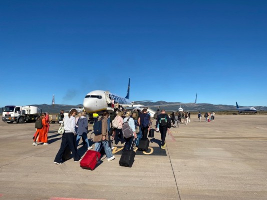 El aeropuerto de Castellón duplica rutas desde Semana Santa: 48 vuelos semanales y 8.500 plazas 