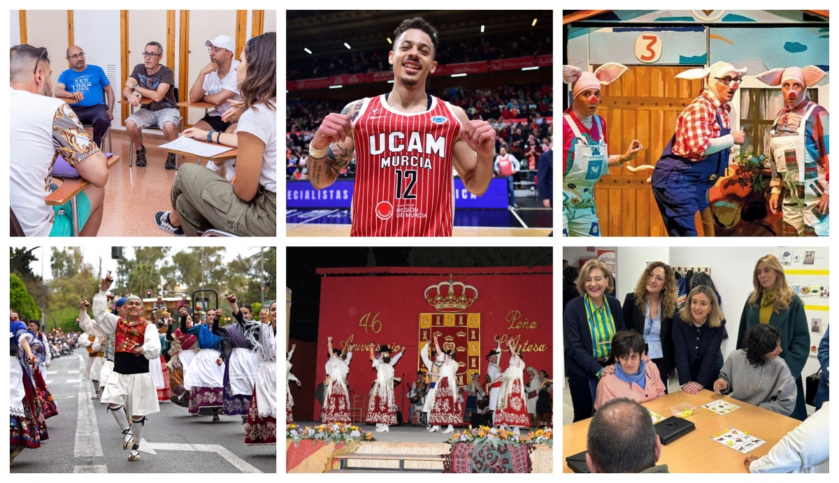 Murcia concede la Medalla de Oro a Astrapace, el Bando de la Huerta, el UCAM Murcia CB, Proyecto Hombre, Pupaclown y el Grupo Virgen de los Peligros