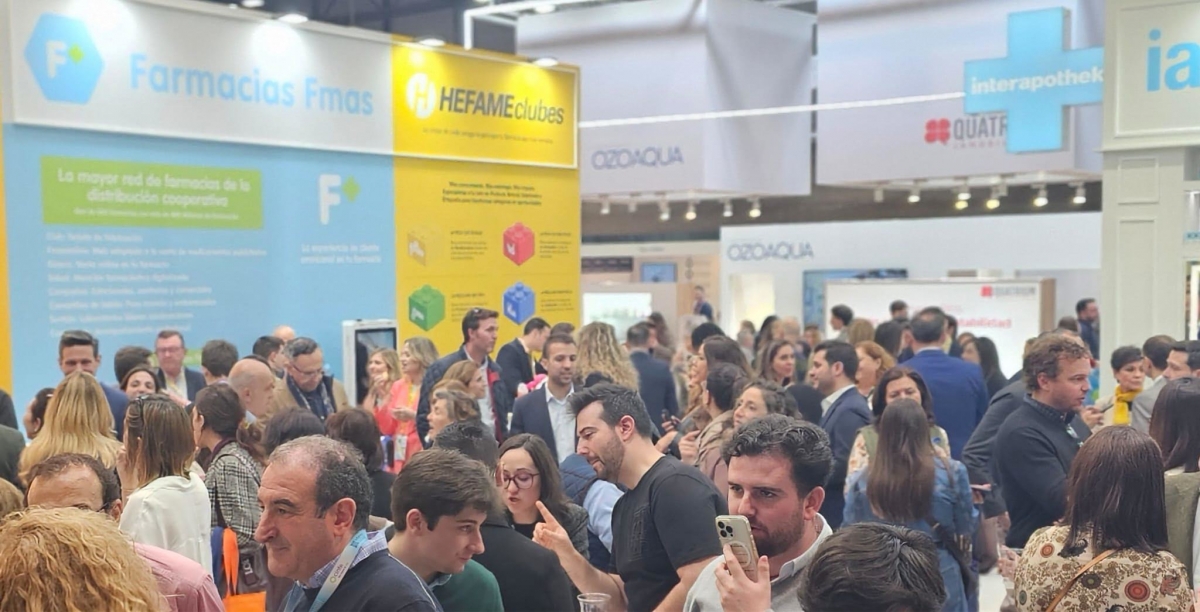Hefame atrae a 2.000 profesionales en Infarma y da a conocer los proyectos de su grupo de farmacias F+ y las novedades de ‘ia’