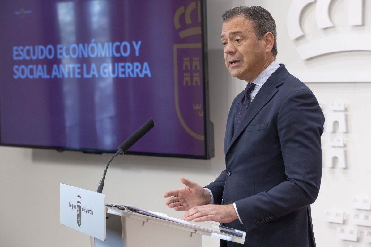 Marcos Ortuño, portavoz de la Comunidad.