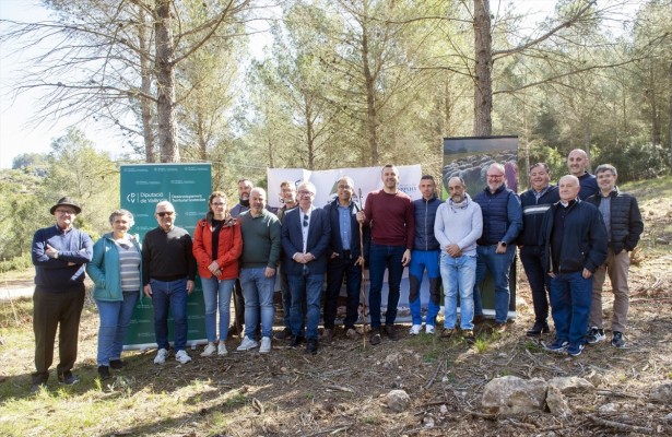 La Diputación promueve la prevención de incendios a través del pastoreo en Montitxelvo