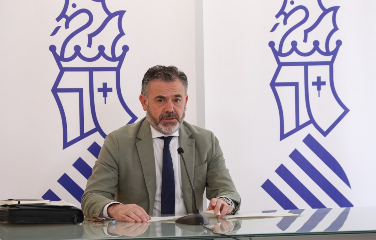 El conseller de Presidencia, José Díez. - Foto: GVA El conseller de Presidencia, José Díez.