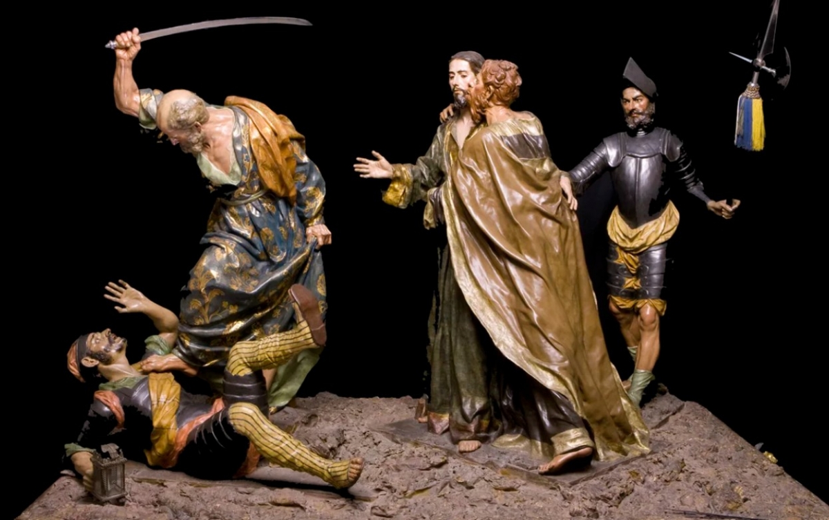 Conjunto escultórico de El Prendimiento o El Beso