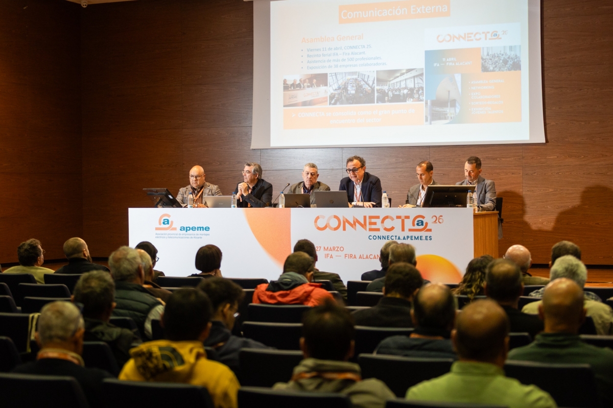 Apeme impulsa el encuentro del sector energético y tecnológico en Alicante con Connecta 26.
